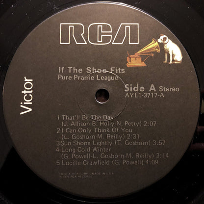 Pure Prairie League : If The Shoe Fits (LP,Album,Reissue,Stereo)