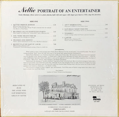 Nettie Sherman : Nettie Portrait Of An Entertainer (LP)