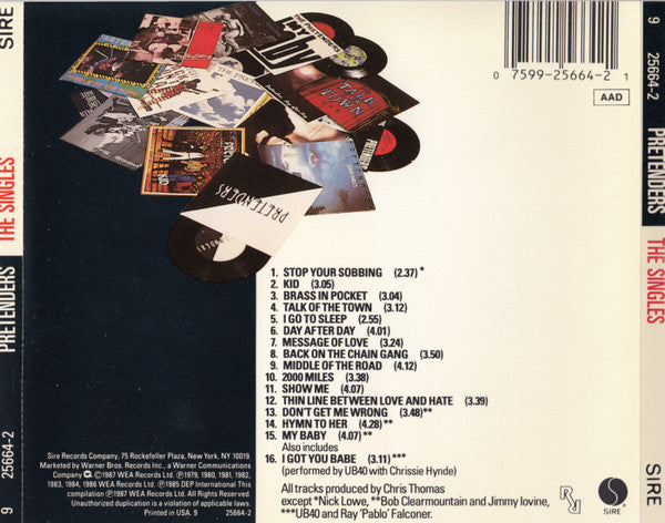 Pretenders, The : The Singles (Compilation)