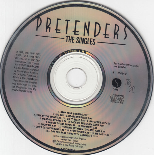 Pretenders, The : The Singles (Compilation)