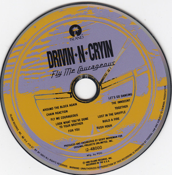 Drivin' N' Cryin' : Fly Me Courageous (Album,Club Edition)