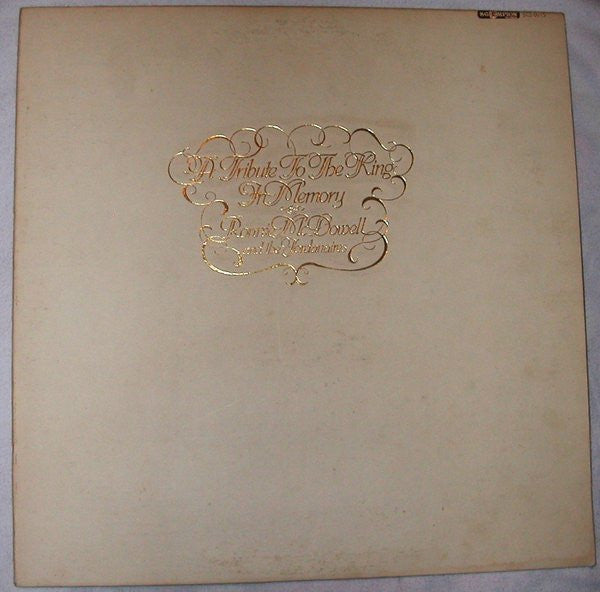 Ronnie McDowell And  Jordanaires, The : A Tribute To The King (In Memory) (LP,Album)