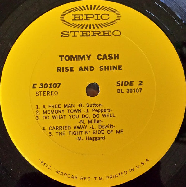 Tommy Cash : Rise And Shine (LP,Album)