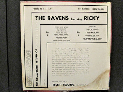Ravens (2), The Starring Jimmy Ricks (2) : Write Me A Letter (LP,Compilation)