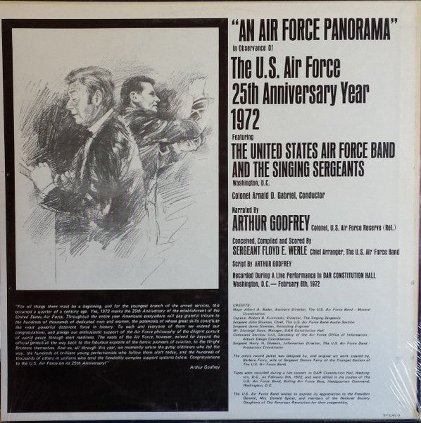 United States Air Force Band And Singing Sergeants, Arthur Godfrey : An Air Force Panorama (LP,Album)