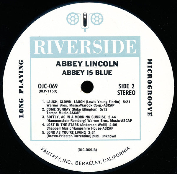Abbey Lincoln : Abbey Is Blue (LP,Album,Reissue)