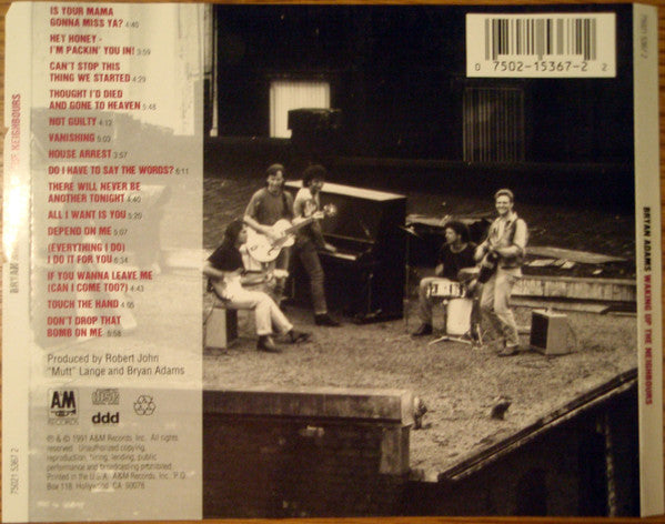 Bryan Adams : Waking Up The Neighbours (Album)