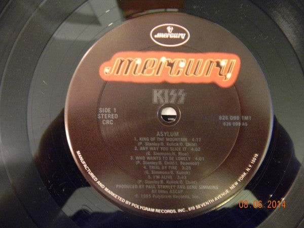 Kiss : Asylum (LP,Album,Club Edition)