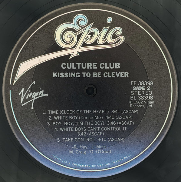 Culture Club : Kissing To Be Clever (LP,Album,Reissue,Stereo)