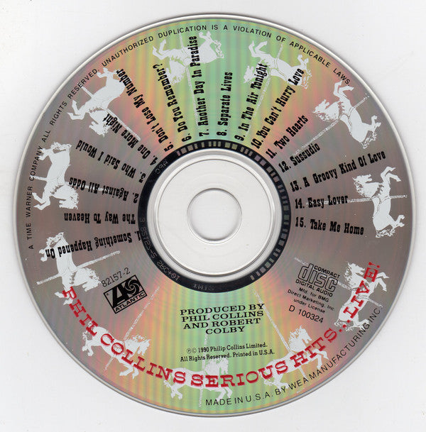 Phil Collins : Serious Hits...Live! (Album,Club Edition)