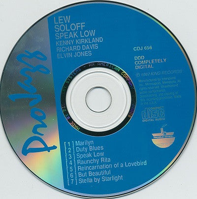 Lew Soloff : Speak Low (Album)