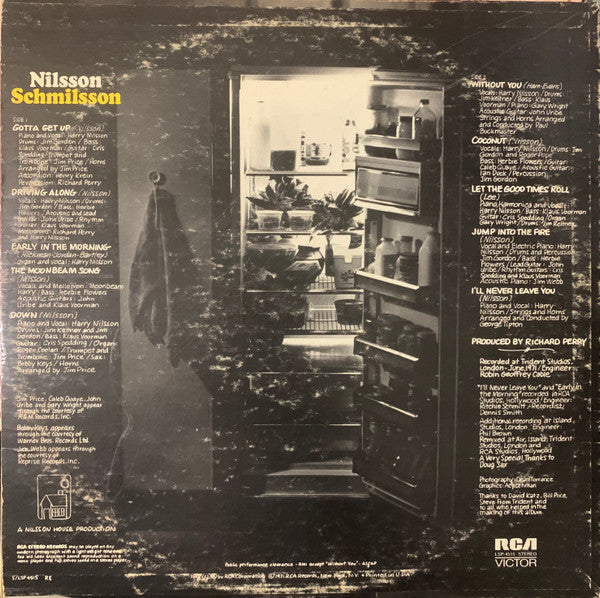Harry Nilsson : Nilsson Schmilsson (LP,Album,Reissue)