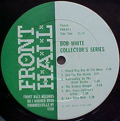 Bob White (15) : Collector's Series (LP)