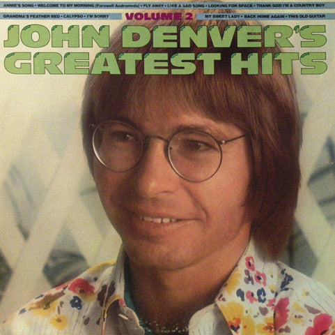 John Denver : John Denver's Greatest Hits, Volume 2 (LP,Compilation,Stereo)