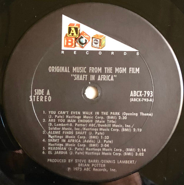 Johnny Pate : Shaft In Africa (LP,Album,Stereo)