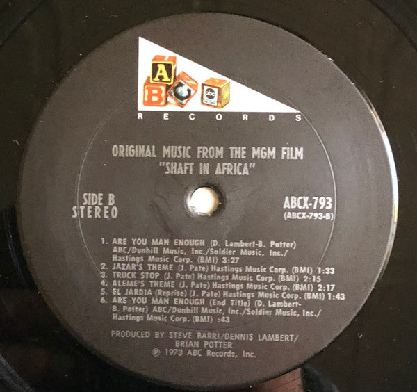 Johnny Pate : Shaft In Africa (LP,Album,Stereo)