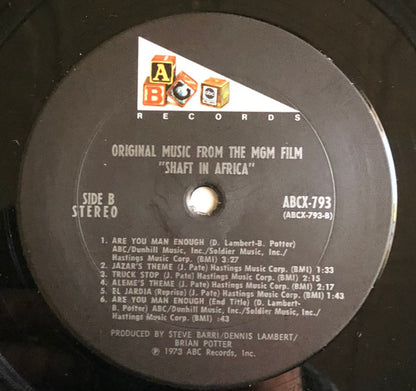Johnny Pate : Shaft In Africa (LP,Album,Stereo)