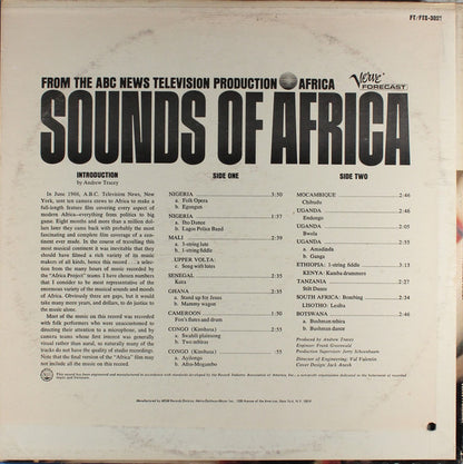 Unknown Artist : Sounds Of Africa (LP,Stereo)