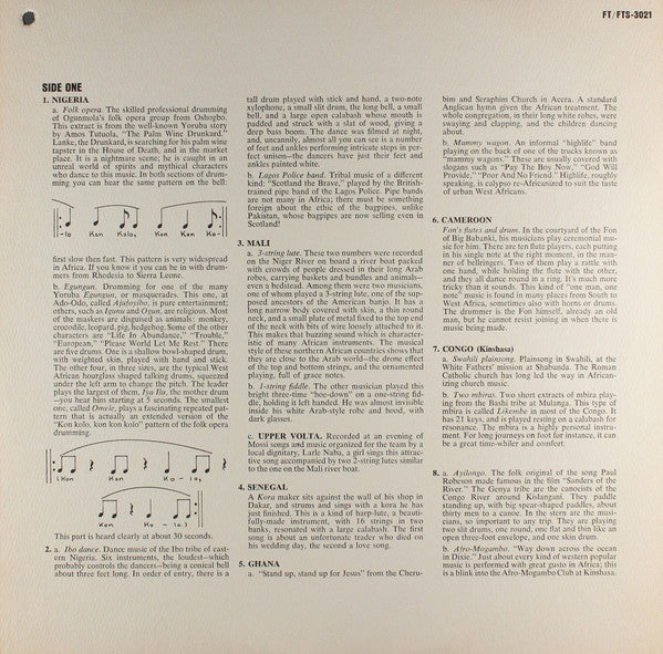 Unknown Artist : Sounds Of Africa (LP,Stereo)