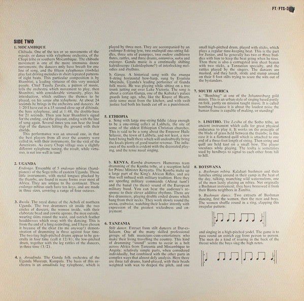 Unknown Artist : Sounds Of Africa (LP,Stereo)