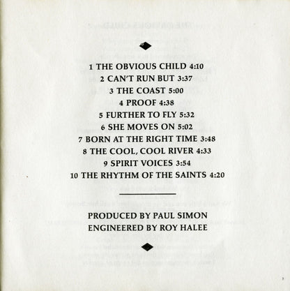 Paul Simon : The Rhythm Of The Saints (Album,Club Edition,Stereo)
