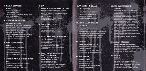 Various : I Know What You Did Last Summer - The Album (Compilation)