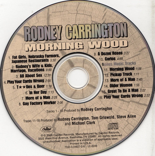 Rodney Carrington : Morning Wood (Album)