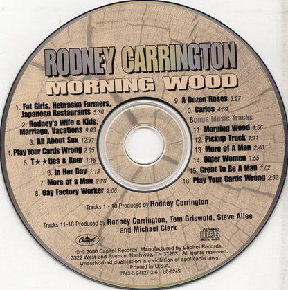 Rodney Carrington : Morning Wood (Album)