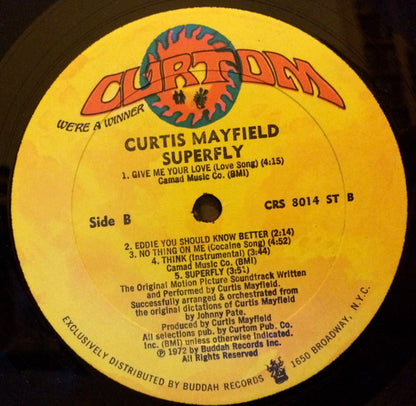 Curtis Mayfield : Super Fly (LP,Album)