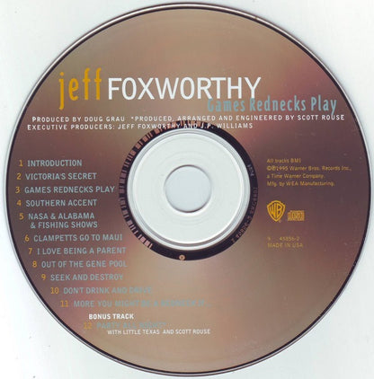 Jeff Foxworthy : Games Rednecks Play (Album)