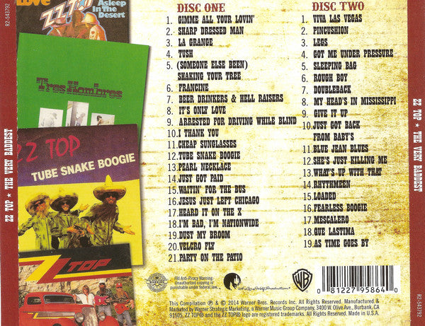 ZZ Top : The Very Baddest (Compilation)