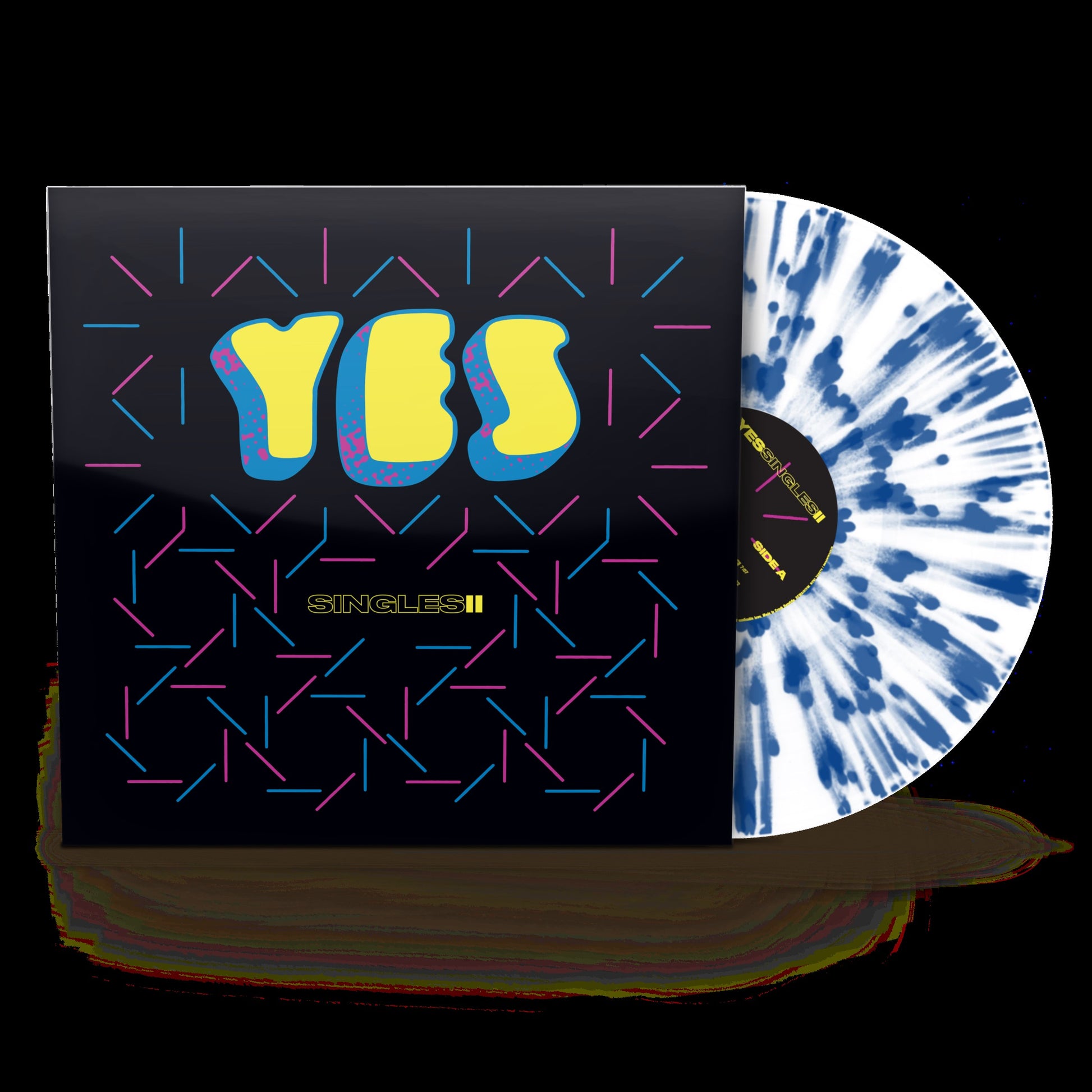 Yes - YesSingles2 (Rocktober 2024, Blue & White Splatter LP Vinyl, Brick & Mortar Exclusive) UPC: 603497824519