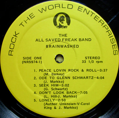 All Saved Freak Band : Brainwashed (LP,Album,Stereo)
