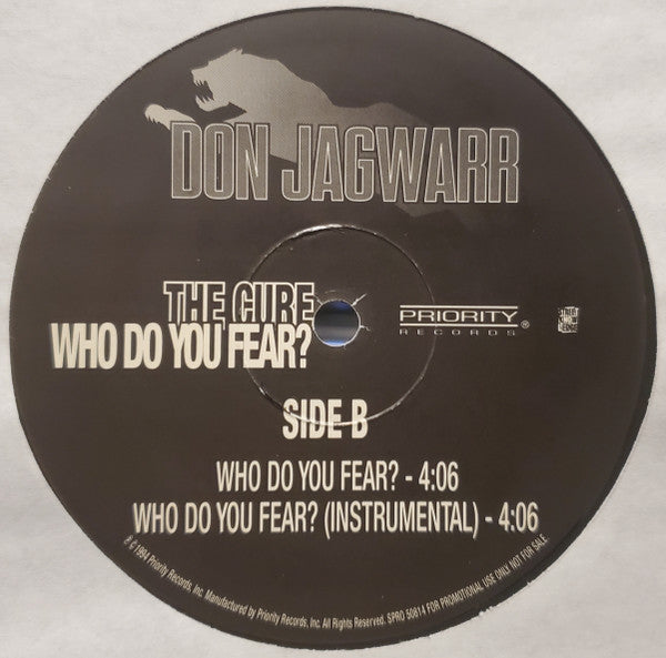 Don Jagwarr : The Cure / Who Do You Fear? (12",Promo)