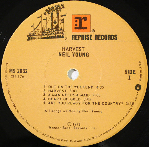 Neil Young : Harvest (LP,Album,Reissue)