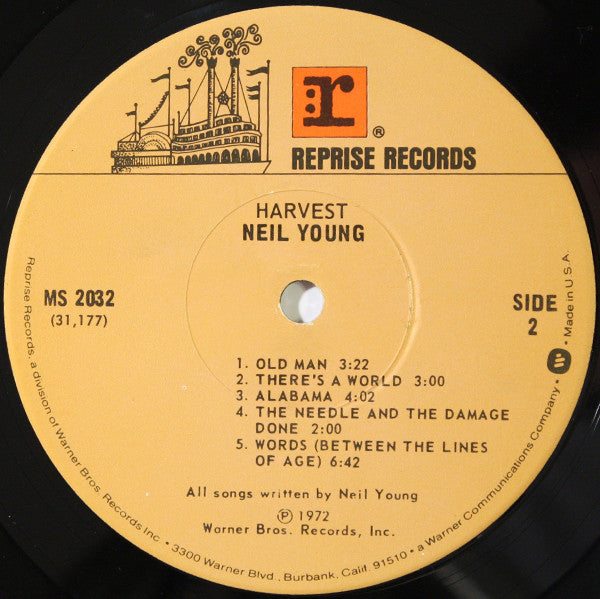 Neil Young : Harvest (LP,Album,Reissue)