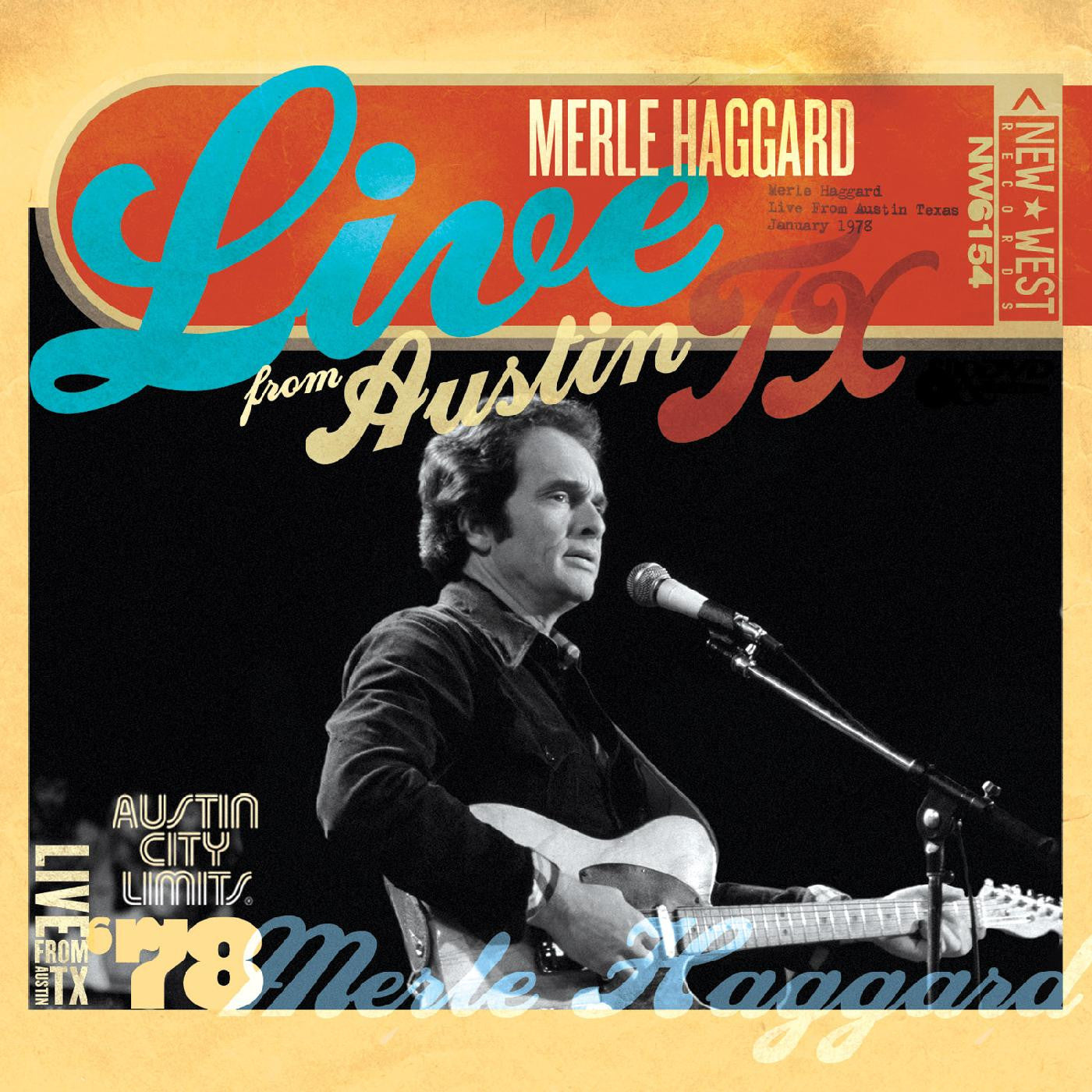 Merle Haggard - Live From Austin, TX '78 (LP Vinyl) UPC: 607396534517