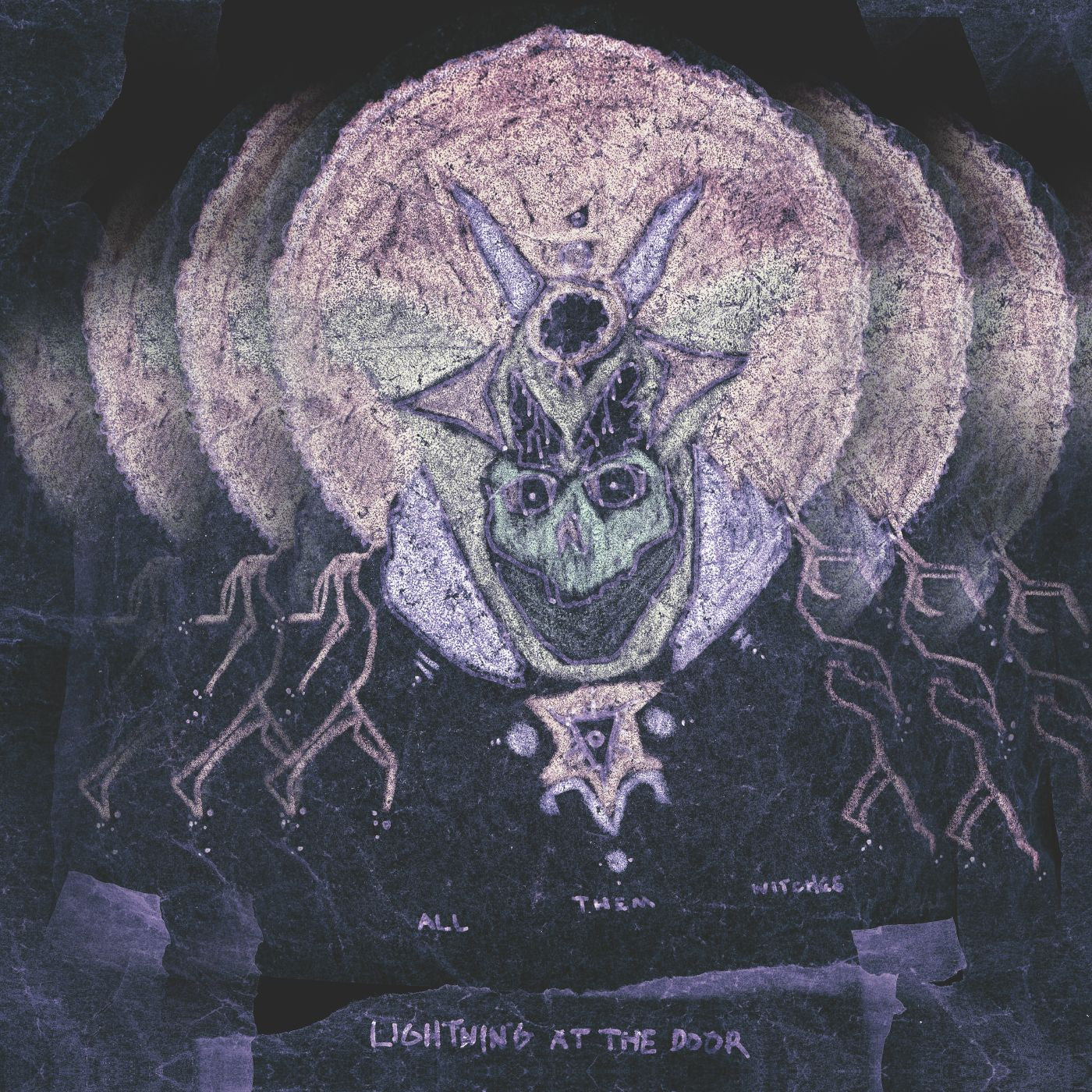 All Them Witches - Lightning At The Door (Pink with Blue Swirls LP Vinyl)
