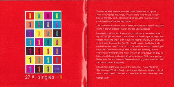 Beatles, The : 1 (Compilation,Remastered,Stereo,Mono)