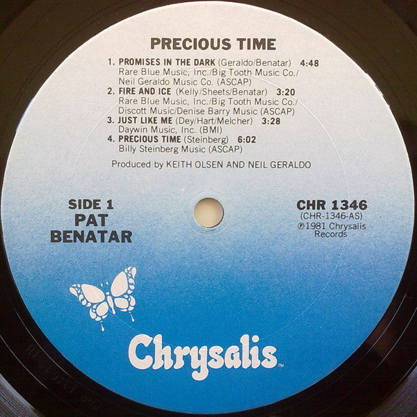 Pat Benatar : Precious Time (LP,Album)