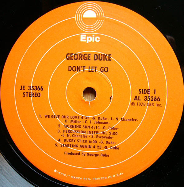 George Duke : Don't Let Go (LP,Album)