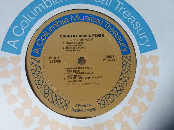 Various : Country Music Fever (LP,Compilation,Stereo)