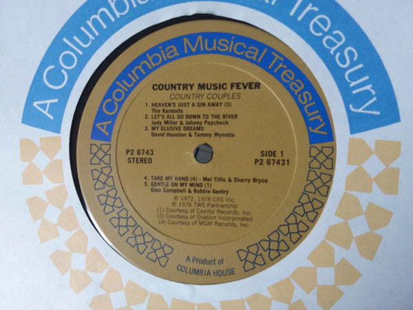 Various : Country Music Fever (LP,Compilation,Stereo)