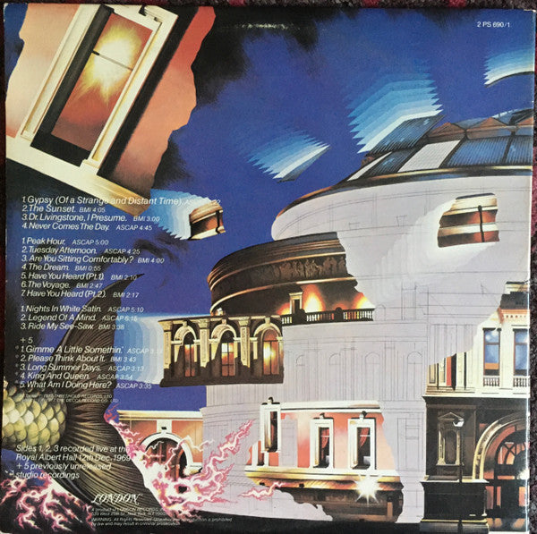 Moody Blues, The : Caught Live +5 (LP,Album,Stereo)
