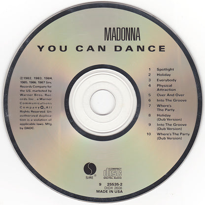 Madonna : You Can Dance (Compilation,Partially Mixed)