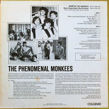 Monkees, The : More Of The Monkees (LP,Album,Mono)