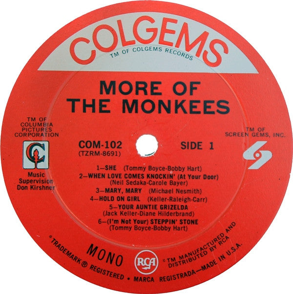 Monkees, The : More Of The Monkees (LP,Album,Mono)