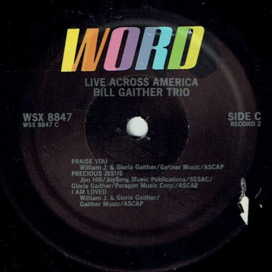 Bill Gaither Trio, The : Live Across America (LP)