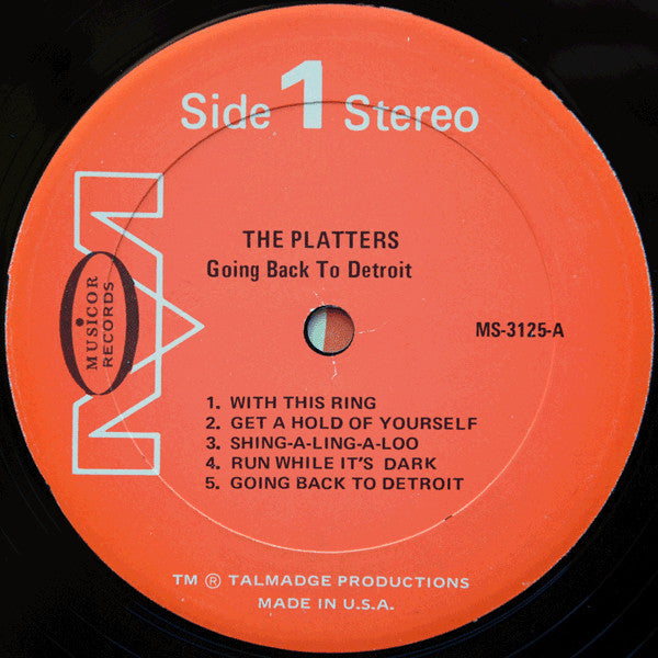 Platters, The : Going Back To Detroit (LP,Album,Reissue,Stereo)