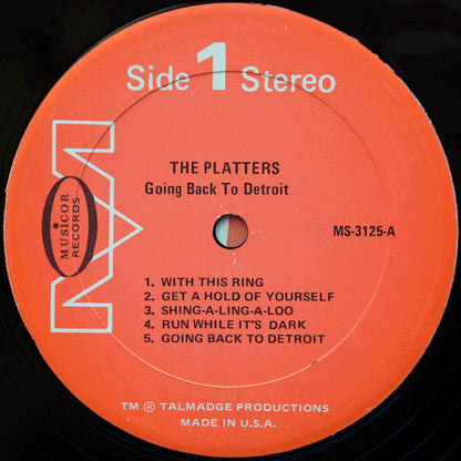 Platters, The : Going Back To Detroit (LP,Album,Reissue,Stereo)